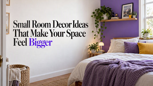 Compact bedroom with open floor space