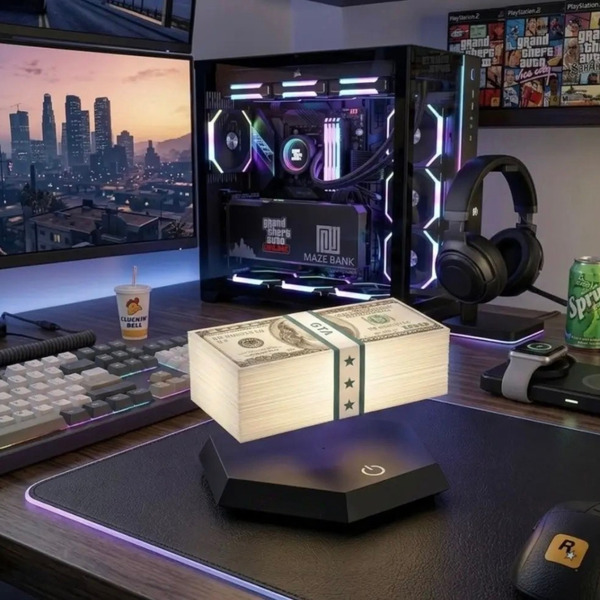 GTA Floating Money Brick LED Lamp - Playheroes