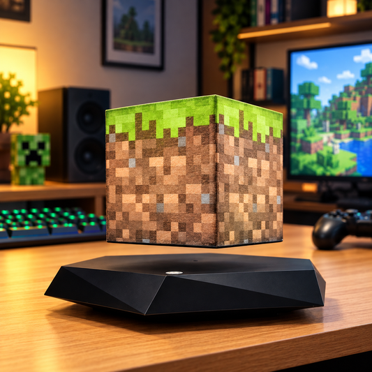 Levitating Grass Block LED Lamp