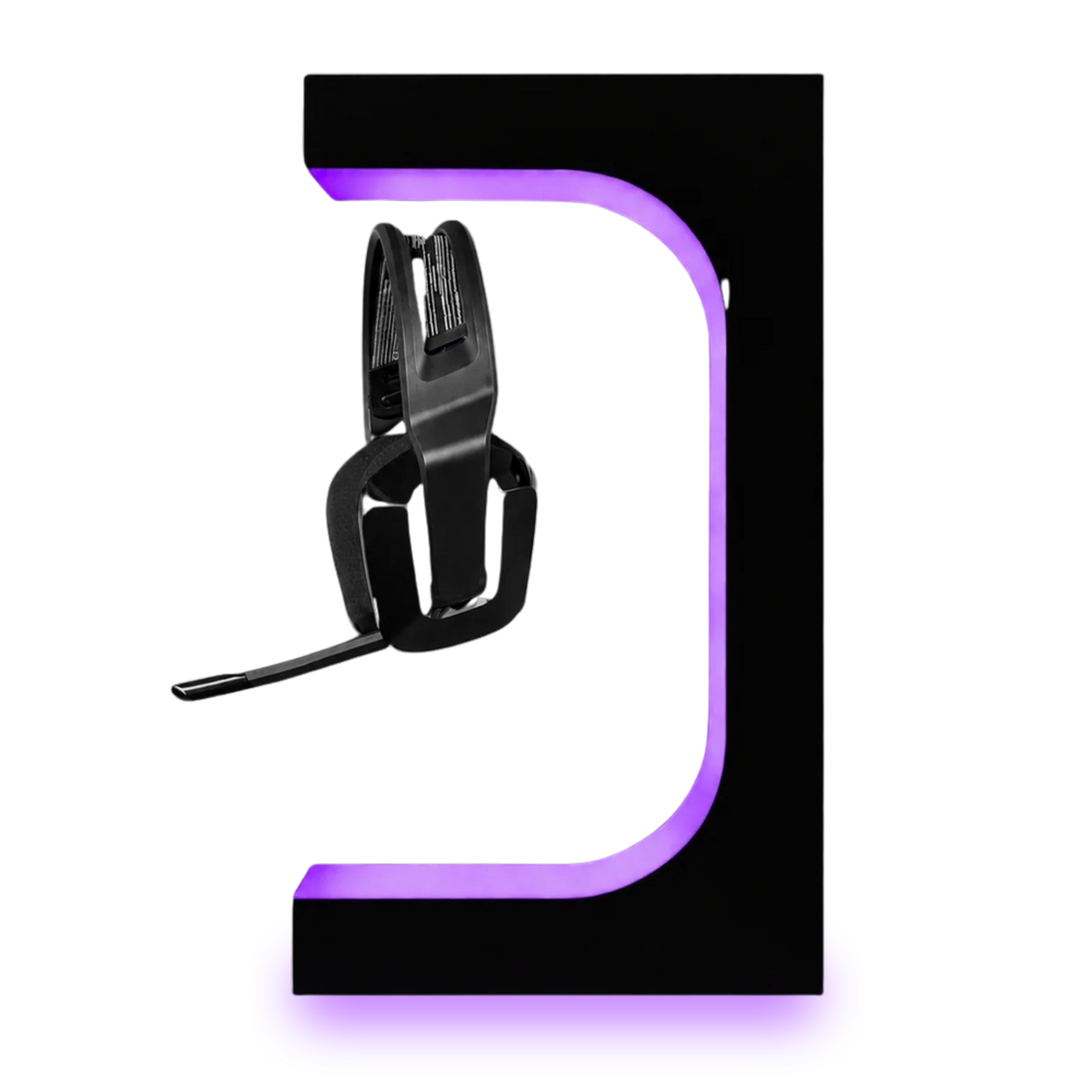 Magnetic Levitation Headset Stand with RGB Lighting - Playheroes